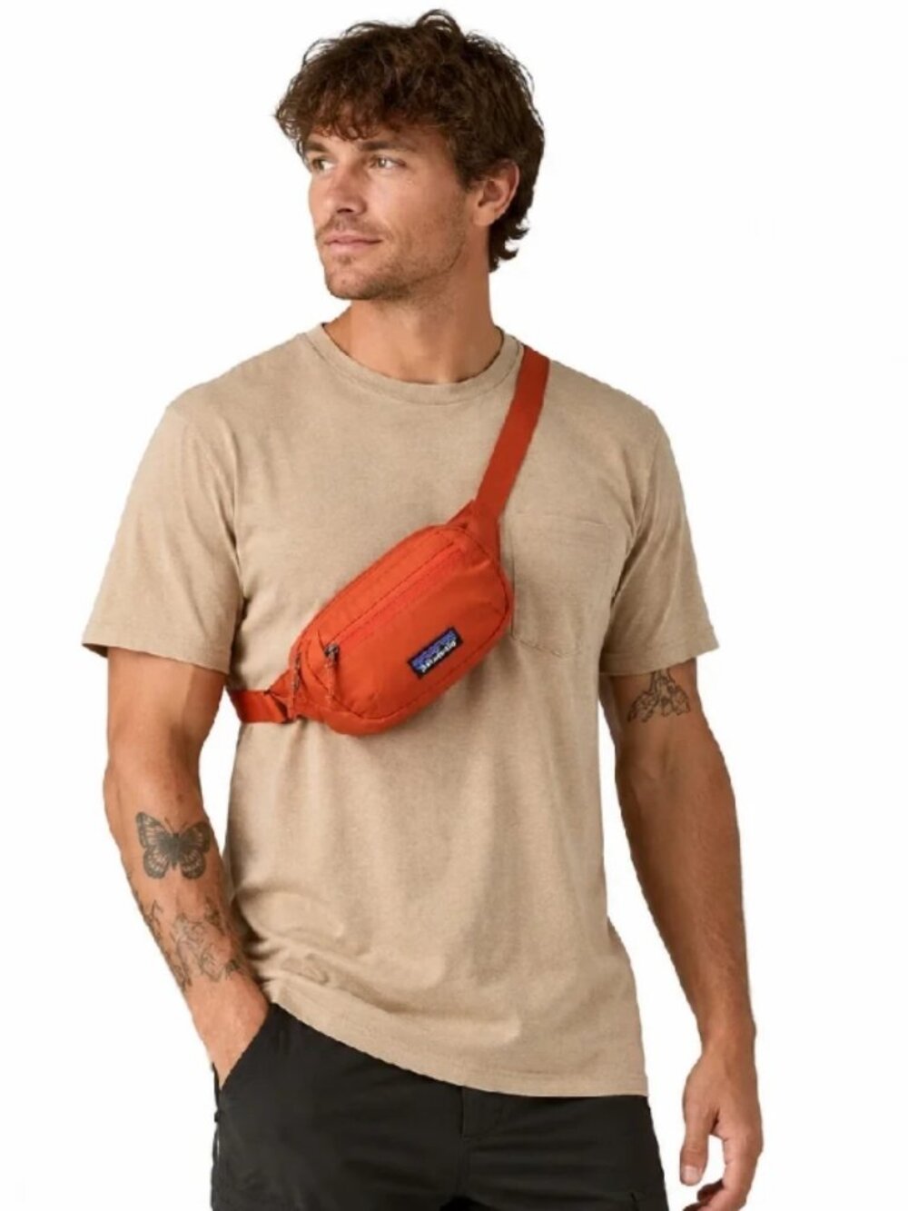 Patagonia Terravia Mini Hip Pack Cool Orange Color NWT-Unisex